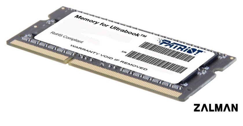 Оперативная память Patriot Memory for Ultrabook 4GB DDR3 SO-DIMM PC3-12800 (PSD34G1600L2S)
