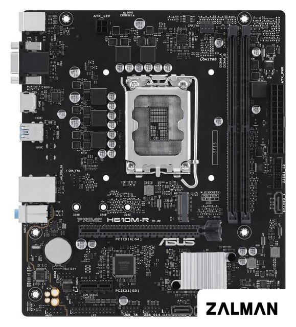 Материнская плата ASUS Prime H610M-R-SI