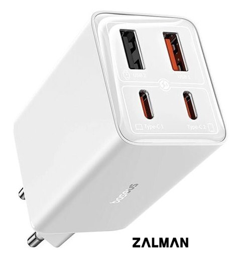 Сетевое зарядное Baseus GaN6 Pro Fast Charger 2C+2U 65W P10162701213-00 (белый)
