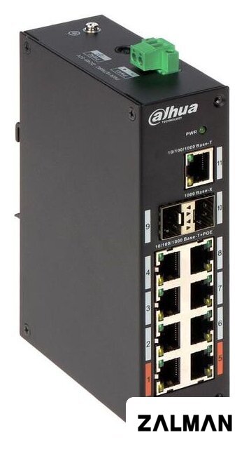 Неуправляемый коммутатор Dahua DH-PFS3211-8GT-120