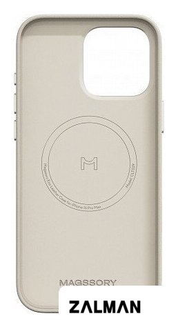 Чехол для телефона Magssory Eco Leather Case Ivory для iPhone 16 Pro Max CLT029i