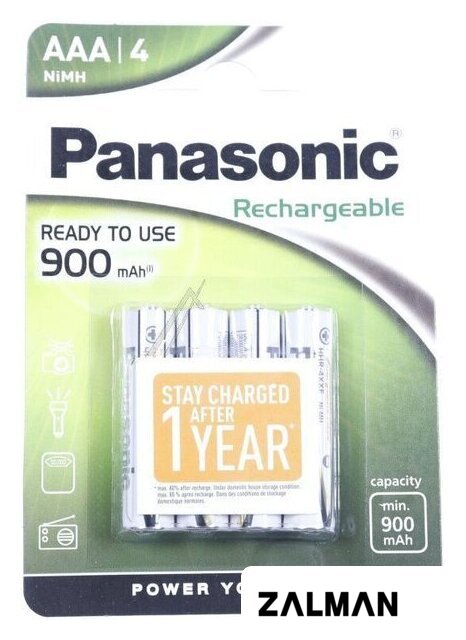 Аккумулятор Panasonic Evolta AAA HHR-4XXE/4BP (4 шт)