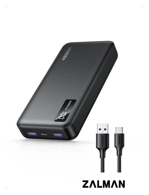 Внешний аккумулятор Ugreen PB312 20000mAh (черный)