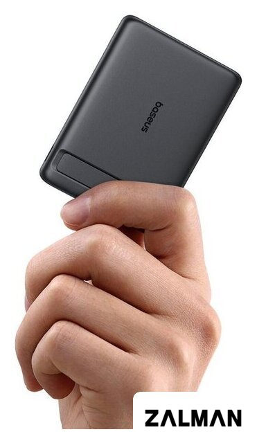 Внешний аккумулятор Baseus PicoGo AM31 Mini Magnetic Power Bank with Stand 20W 5000mAh (черный)