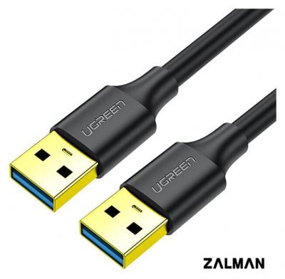 Кабель Ugreen US128 90576 USB Type-A - USB Type-A (3 м, черный)