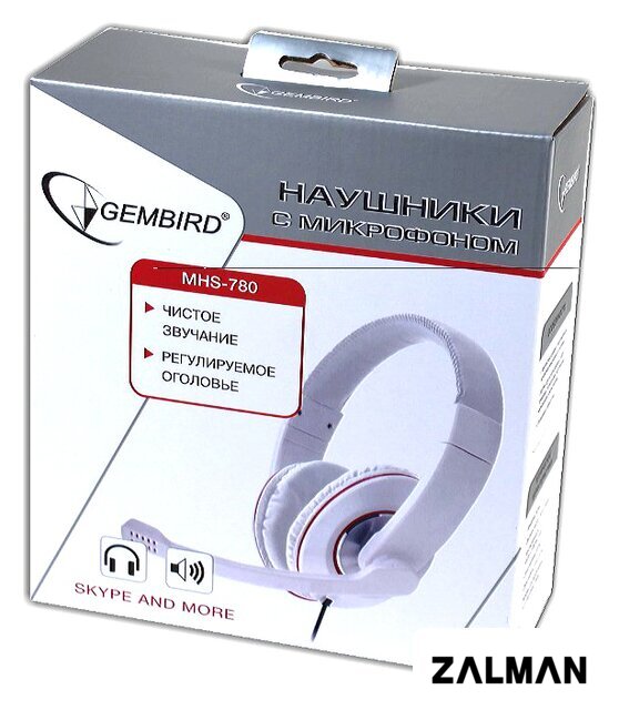 Наушники Gembird MHS-780 (белый)