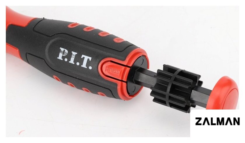 Набор отвертка с битами P.I.T. Advance HSDR04-0012A (13 предметов)