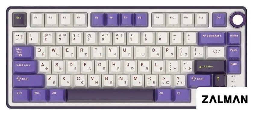 Клавиатура Royal Kludge R75 RGB Blackberry (RK Brown)
