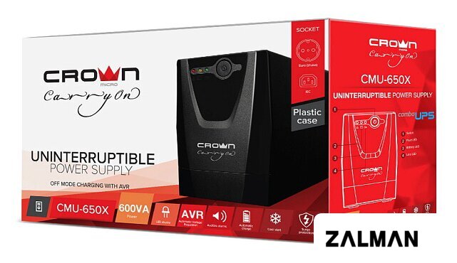 Источник бесперебойного питания CrownMicro CMU-650X