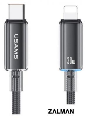 Кабель Usams US-SJ659 USB Type-С - Lightning (1.2 м, черный)