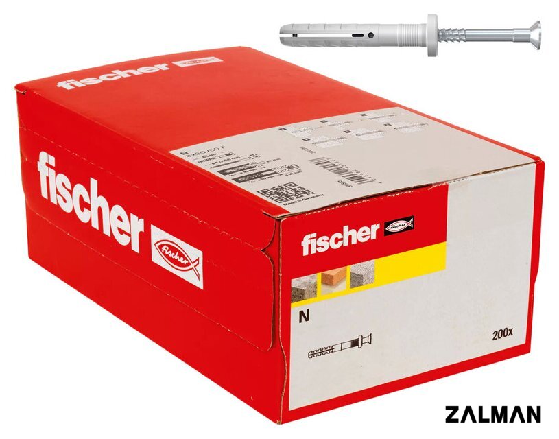 Дюбель-гвоздь Fischer N 6 x 60/30 F 513844 (200 шт)