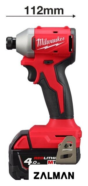 Винтоверт Milwaukee M18 BLIDRCMC-402C 4933499457 (с 2-мя АКБ, кейс)