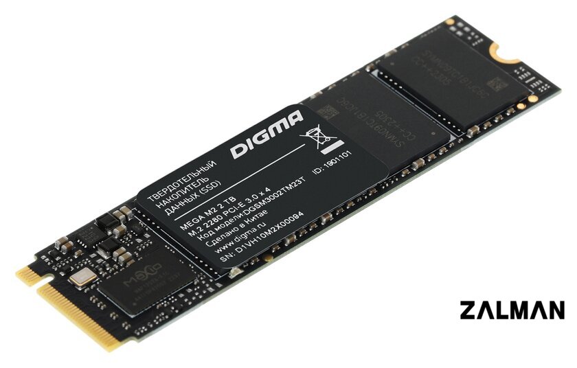 SSD Digma Mega M2 2TB DGSM3002TM23T
