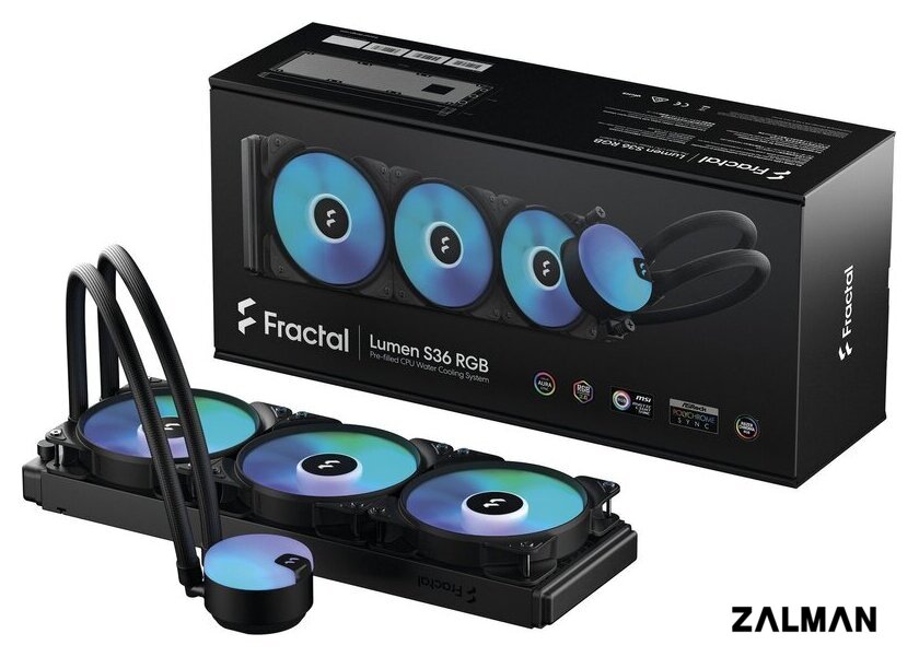 Система жидкостного охлаждения для процессора Fractal Design Lumen S36 RGB v2 FD-W-L1-S3612