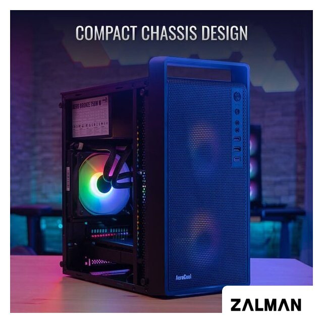 Корпус AeroCool CS-109-G-BK-v1