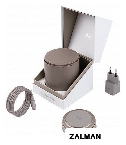 Беспроводное зарядное Magssory Disc Signature Edition 3 в 1 для Apple WCH033 (титановый)
