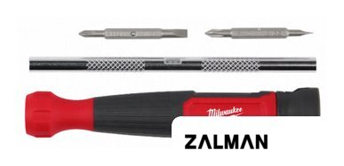 Набор отвертка с битами Milwaukee 4932480584 (4 предмета)