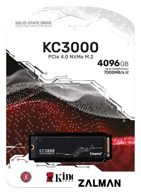 SSD Kingston KC3000 4TB SKC3000D/4096G
