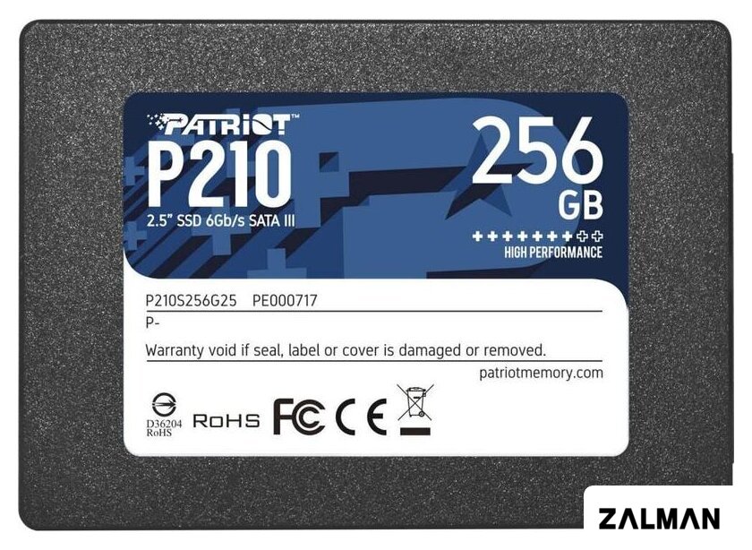 SSD Patriot P210 256GB P210S256G25
