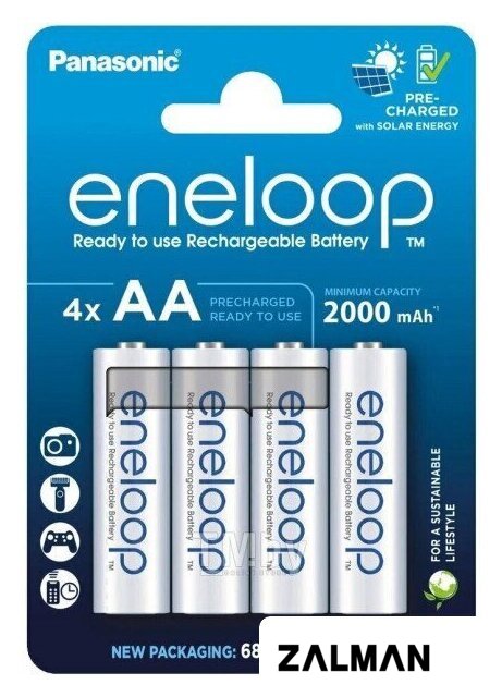 Аккумулятор Panasonic Eneloop AA BK-3MCDE/4CP (4 шт)