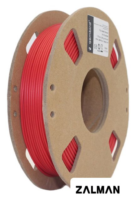 Пластик Gembird PLA 1.75 мм 200 г (красный)