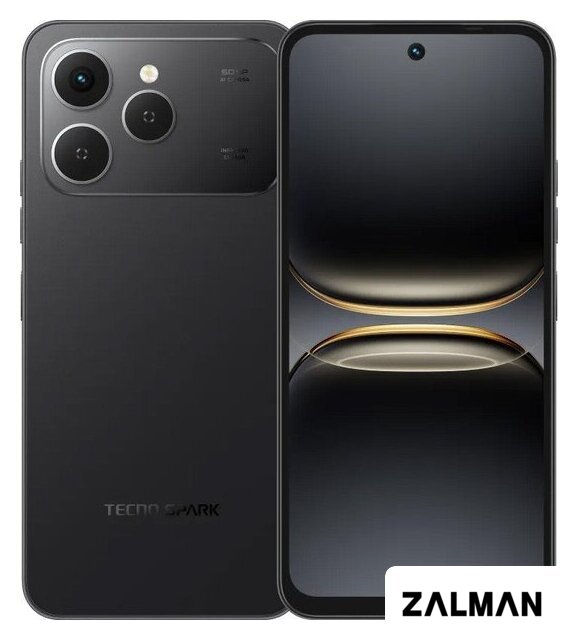 Телефон Tecno Spark 40 KM5n 8GB/256GB NFC (чернильный черный)