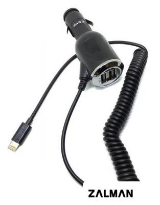 Автомобильное зарядное Espada ACU2UI Lightning (черный)