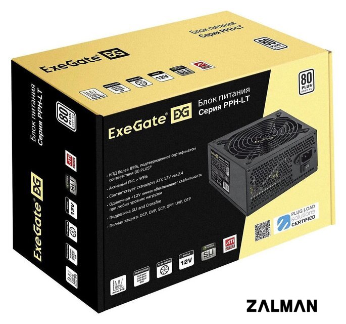 Блок питания ExeGate 1000PPH-LT 80 Plus EX292146RUS-OEM