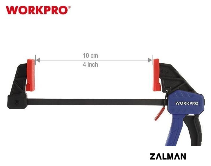 Набор струбцин Workpro WP201016