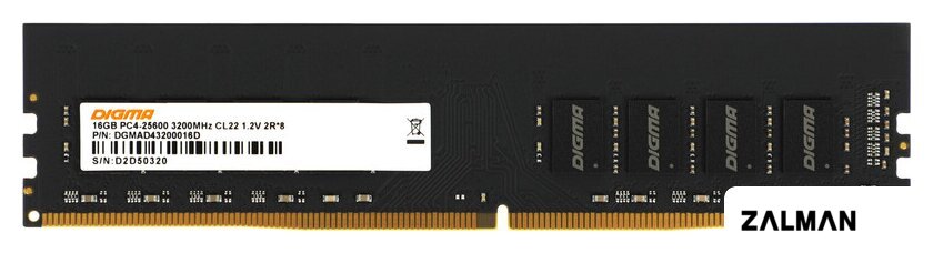 Оперативная память Digma 16ГБ DDR4 3200 МГц DGMAD43200016D