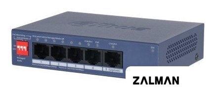 Управляемый коммутатор 2-го уровня Dahua DH-CS4005-4ET1GT-36