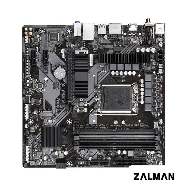 Материнская плата Gigabyte B760M DS3H AX DDR4 (rev. 1.0)