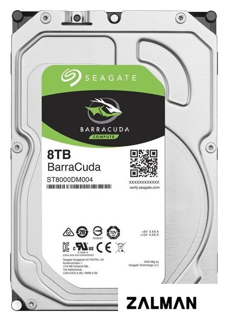 Жесткий диск Seagate BarraCuda 8TB ST8000DM004