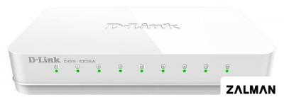 Неуправляемый коммутатор D-Link DGS-1008A/F1A