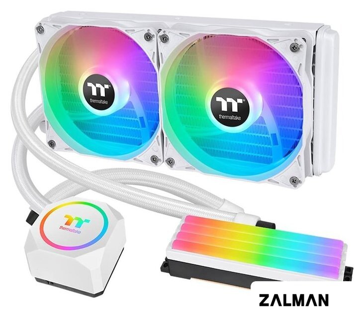 Система жидкостного охлаждения для процессора Thermaltake Floe RC240 Snow Edition CL-W330-PL12WT-A