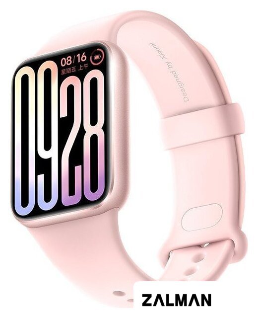 Фитнес-браслет Xiaomi Smart Band 9 Pro (розовый, с розовым силиконовым ремешком, международная версия)