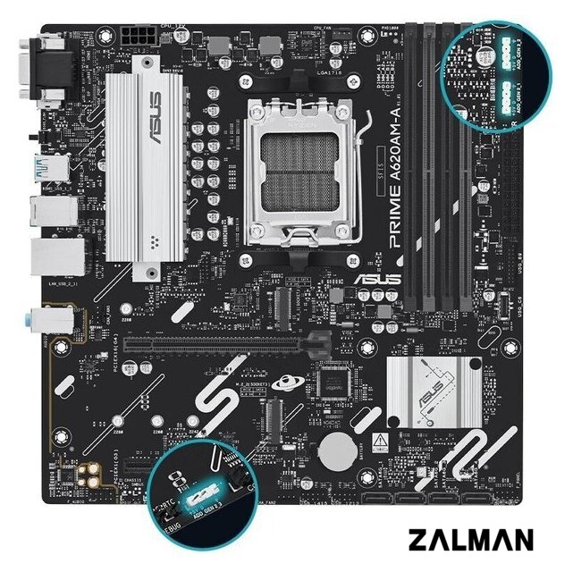 Материнская плата ASUS Prime A620AM-A-CSM