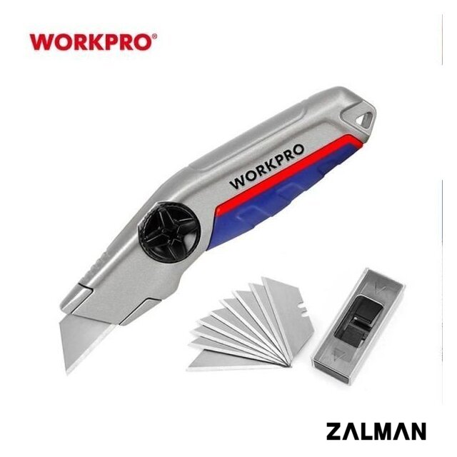 Нож строительный Workpro WP213013