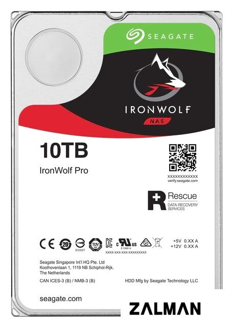 Жесткий диск Seagate IronWolf Pro 10TB ST10000NE0008