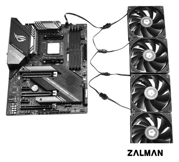 Разветвитель ID-Cooling FS-04 PWM