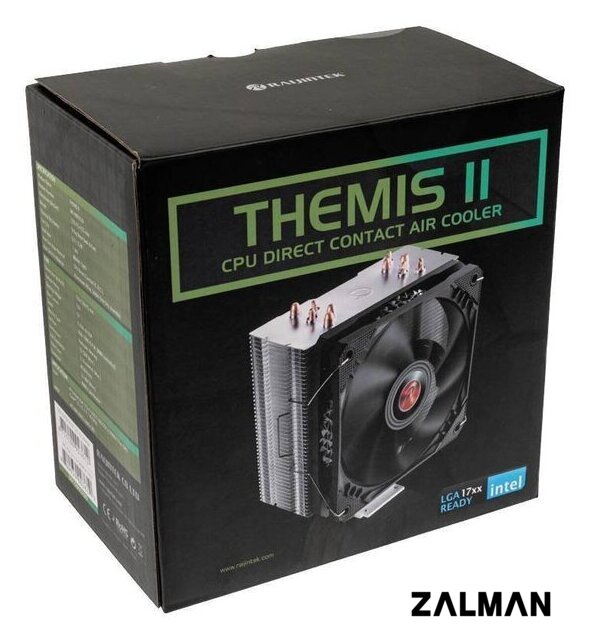 Кулер для процессора Raijintek Themis II 0R10B00220