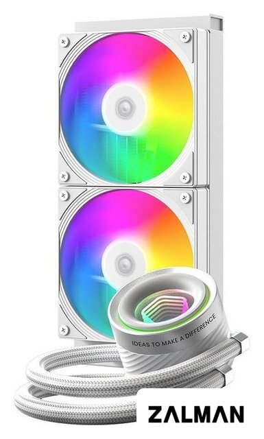 Система жидкостного охлаждения для процессора ID-Cooling FX240 INF White