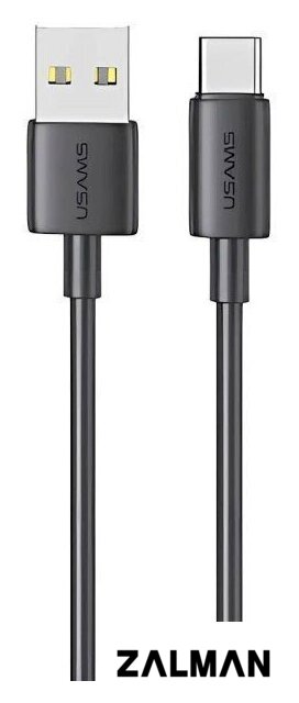Кабель Usams SJ708 USB Type-A - USB Type-C (1 м, черный)