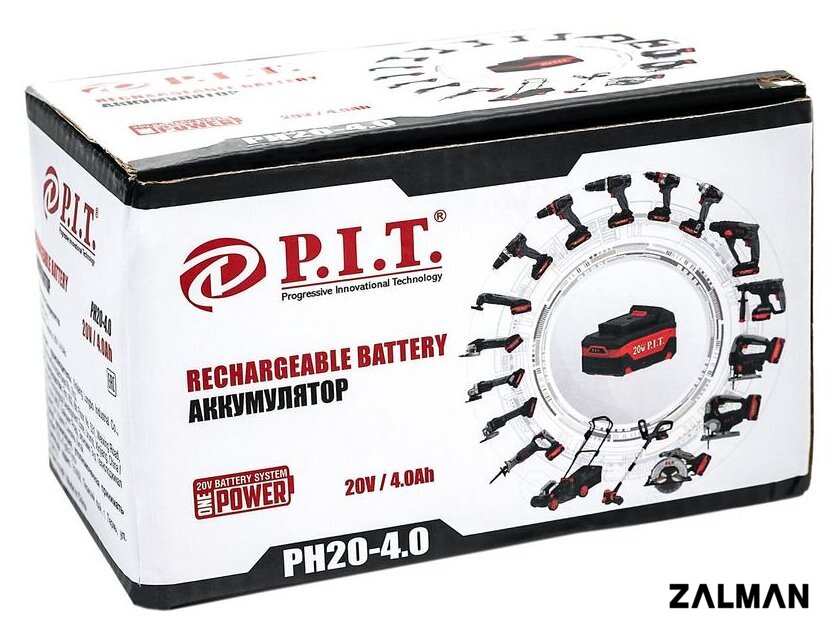Аккумулятор P.I.T. PH20-4.0 (20В/4 Ah)