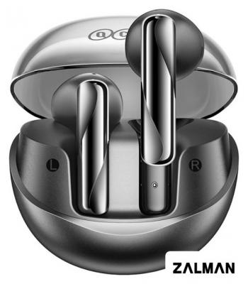 Наушники QCY AilyBuds Clear (черный/серый)