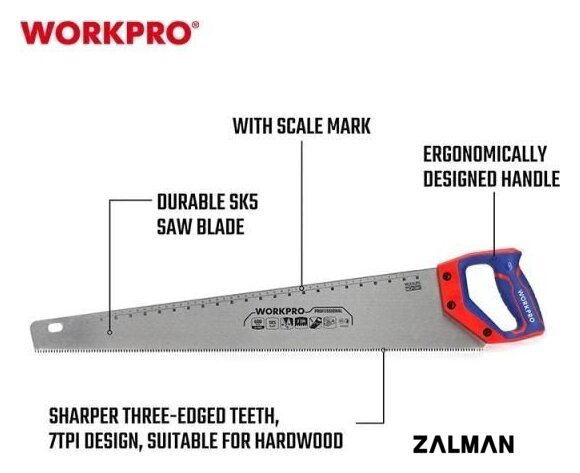 Ножовка Workpro WP215009