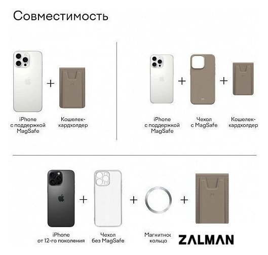 Кредитница Magssory Tripod Latte ACL002l