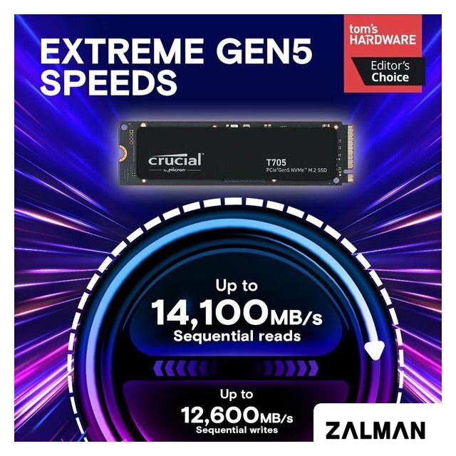 SSD Crucial T705 4TB CT4000T705SSD3