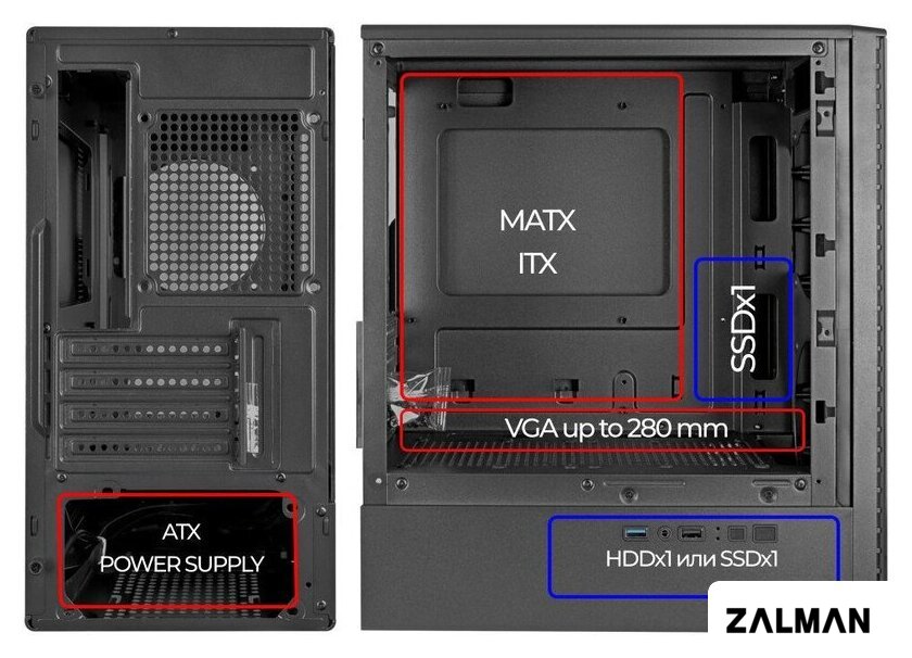 Корпус Ginzzu CL401