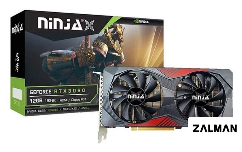 Видеокарта Sinotex Ninja GeForce RTX 3060 12GB GDDR6 NF306F126F